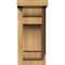 Ekena Millwork New Brighton Smooth Corbel w/Backplate, Western Red Cedar, 5 1/2"W x 8"D x 12"H COR06X08X12NEB01SWR - alternate 2